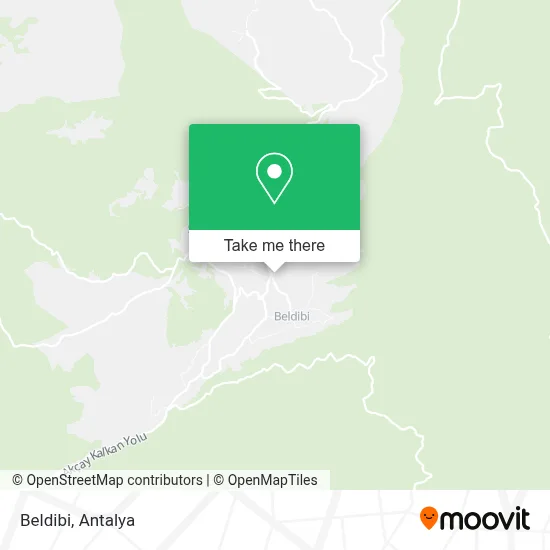 Beldibi map