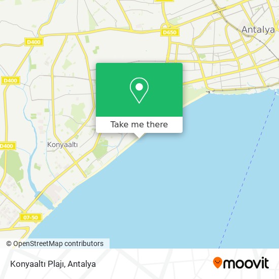 How To Get To Konyaalti Plaji In Konyaalti By Bus Or Light Rail