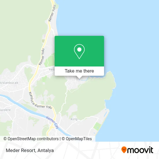 Meder Resort map
