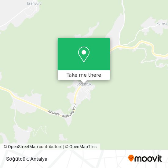 Söğütcük map
