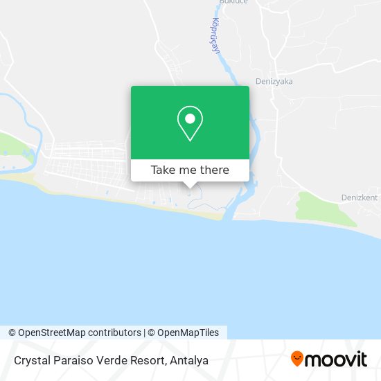 Crystal Paraiso Verde Resort map