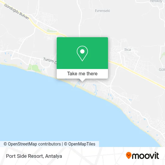 Port Side Resort map