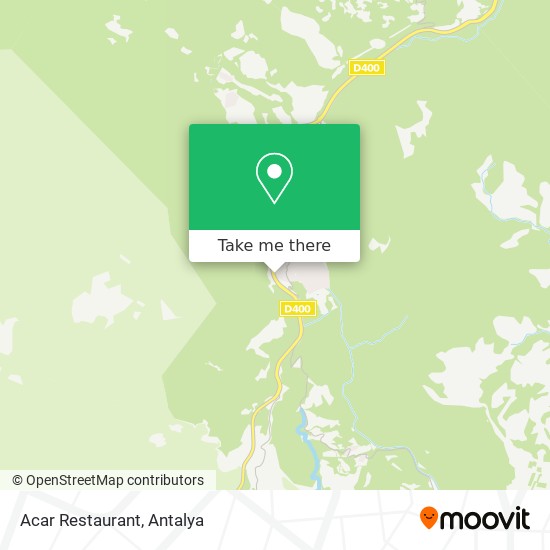 Acar Restaurant map