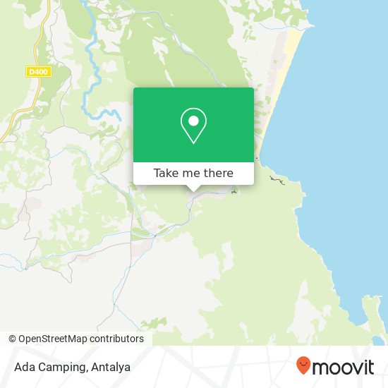 Ada Camping map