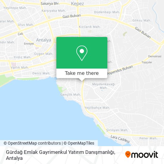 Gürdağ Emlak Gayrimenkul Yatırım Danışmanlığı map