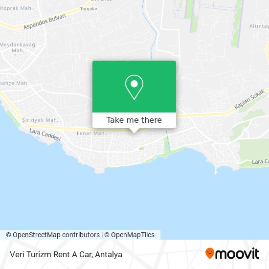 Veri Turizm Rent A Car map