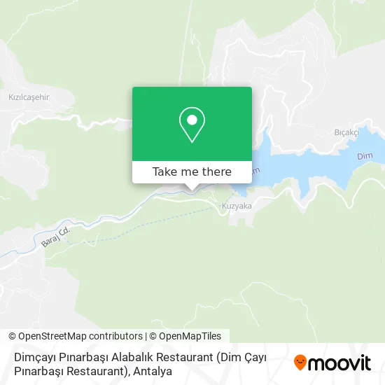 Dimçayı Pınarbaşı Alabalık Restaurant (Dim Çayı Pınarbaşı Restaurant) map