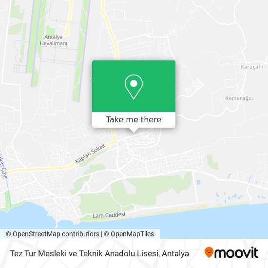 Tez Tur Mesleki ve Teknik Anadolu Lisesi map