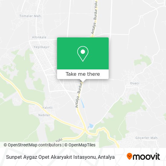 Sunpet Aygaz Opet Akaryakıt Istasyonu map