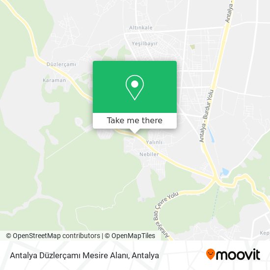 Antalya Düzlerçamı Mesire Alanı map