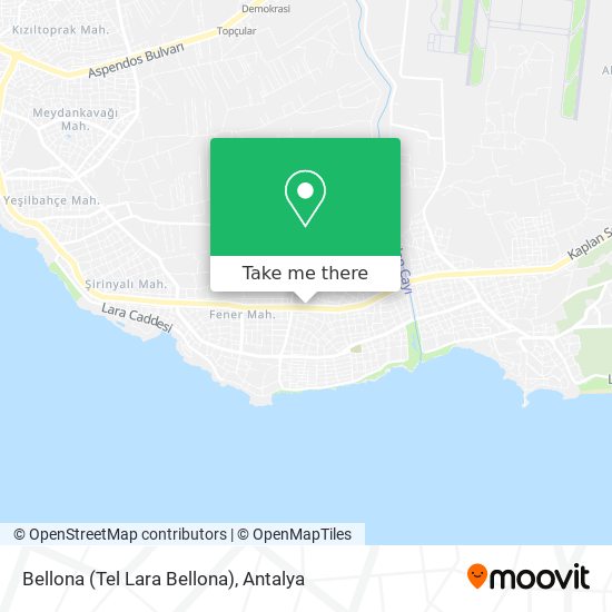 Bellona (Tel Lara Bellona) map