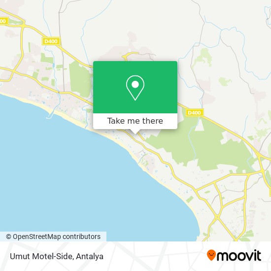 Umut Motel-Side map