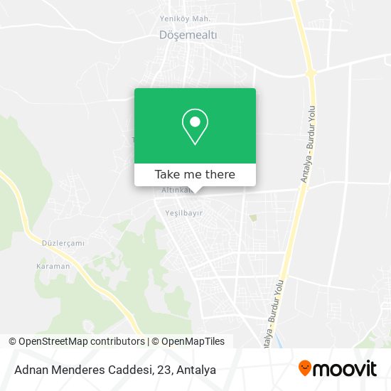 Adnan Menderes Caddesi, 23 map