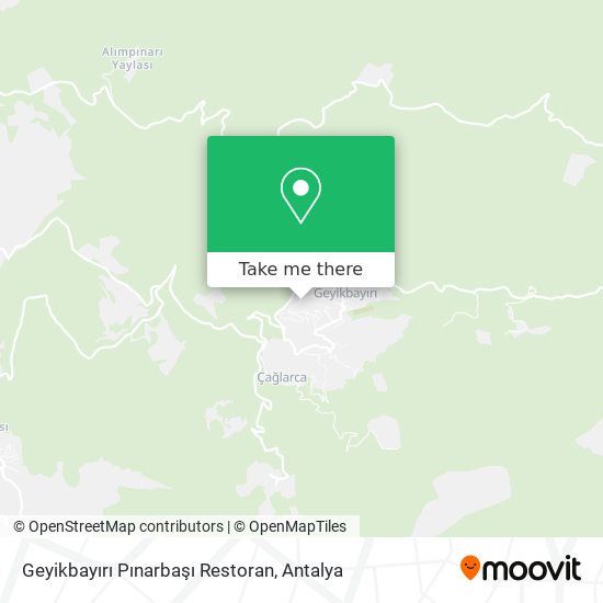 Geyikbayırı Pınarbaşı Restoran map