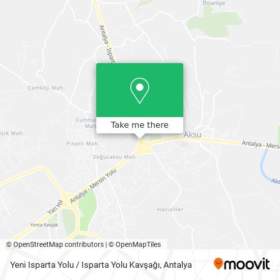 Yeni Isparta Yolu / Isparta Yolu Kavşağı map
