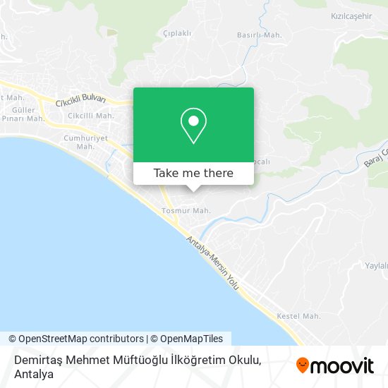 Demirtaş Mehmet Müftüoğlu İlköğretim Okulu map