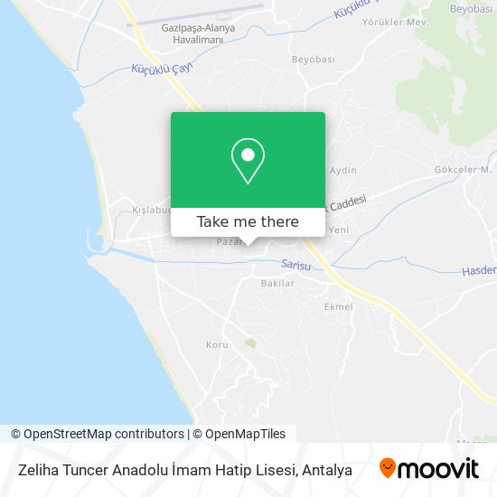 Zeliha Tuncer Anadolu İmam Hatip Lisesi map