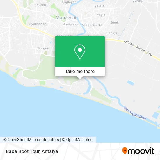 Baba Boot Tour map