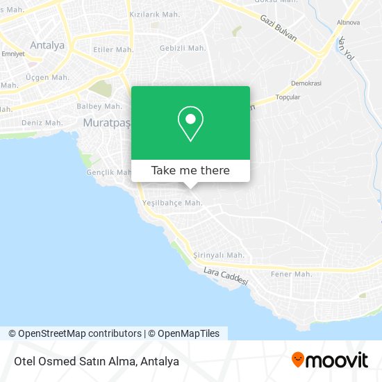 Otel Osmed Satın Alma map