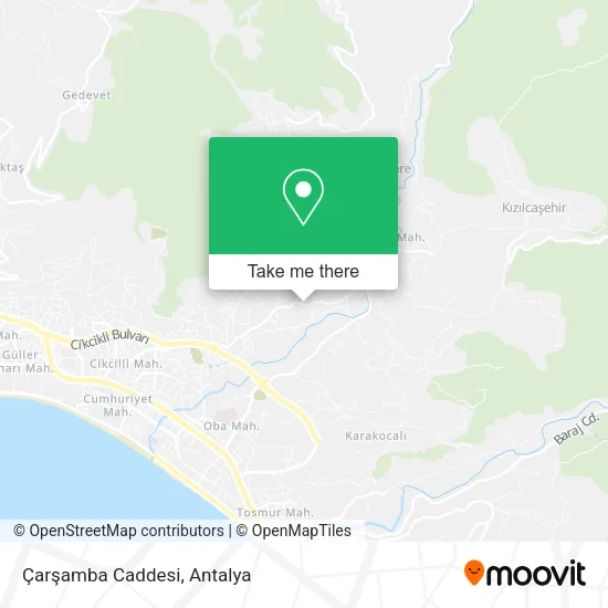 Çarşamba Caddesi map