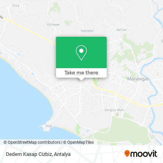 Dedem Kasap Cizbiz map