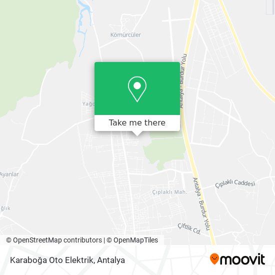 Karaboğa Oto Elektrik map