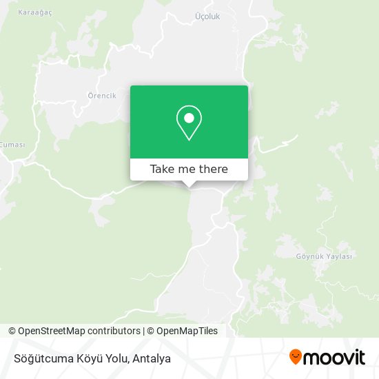 Söğütcuma Köyü Yolu map
