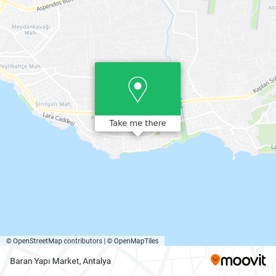 Baran Yapı Market map