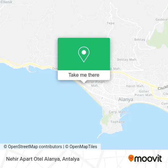 Nehir Apart Otel Alanya map