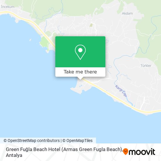 Green Fuğla Beach Hotel (Armas Green Fugla Beach) map