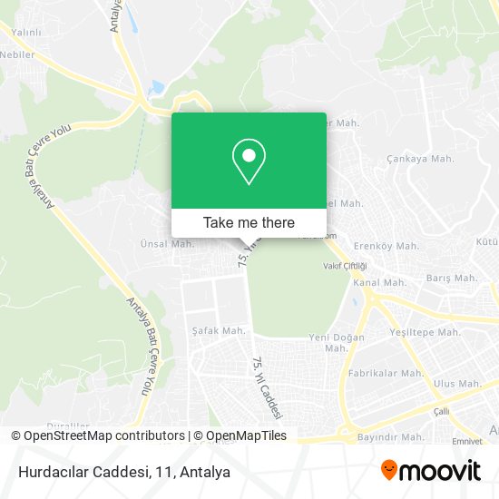 Hurdacılar Caddesi, 11 map
