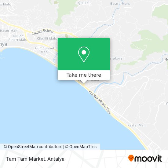 Tam Tam Market map