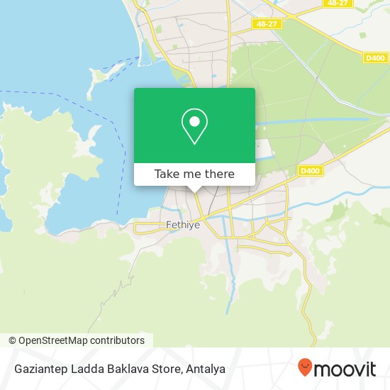 Gaziantep Ladda Baklava Store map