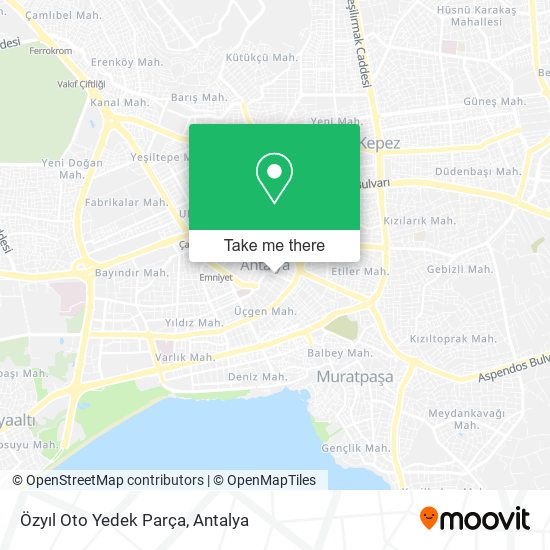 Özyıl Oto Yedek Parça map