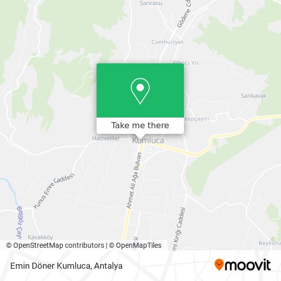 Emin Döner Kumluca map