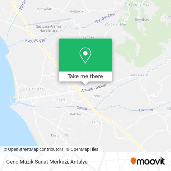 Genç Müzik Sanat Merkezi map