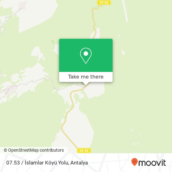 07.53 / İslamlar Köyü Yolu map