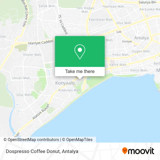 Dospresso Coffee Donut map