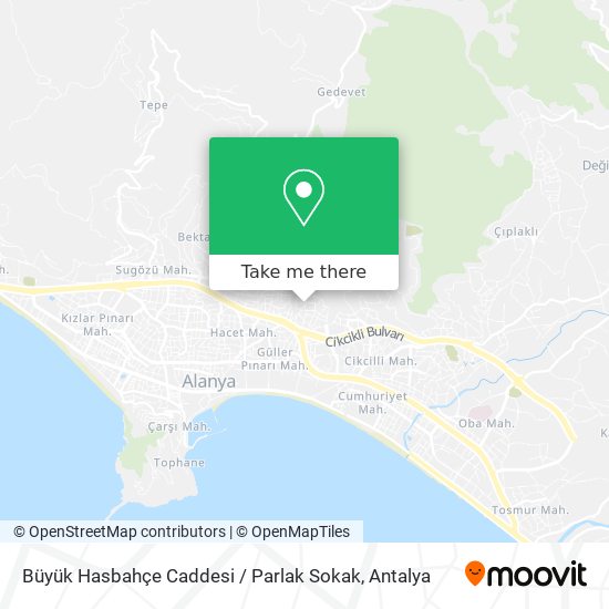 Büyük Hasbahçe Caddesi / Parlak Sokak map