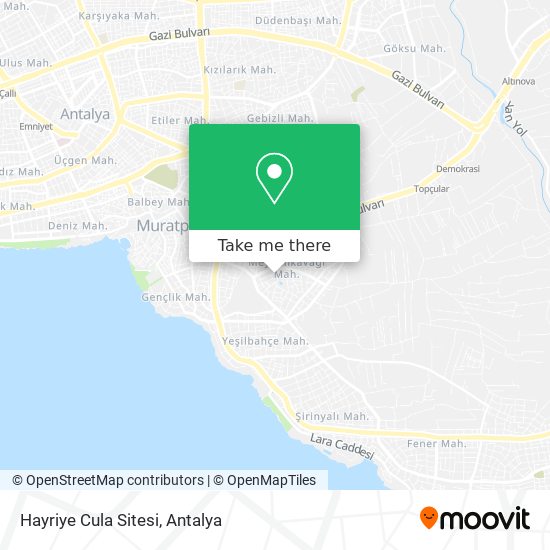 Hayriye Cula Sitesi map