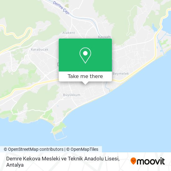 Demre Kekova Mesleki ve Teknik Anadolu Lisesi map