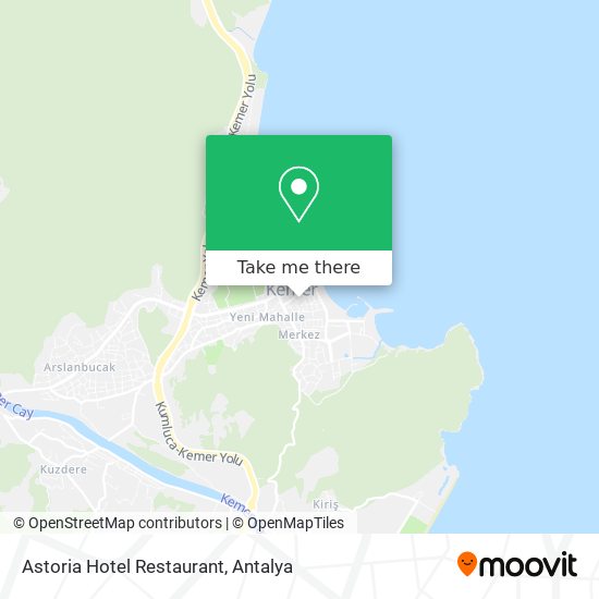 Astoria Hotel Restaurant map