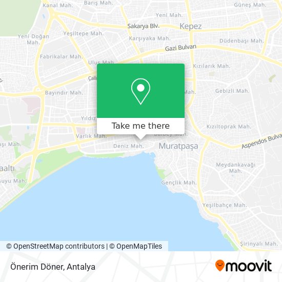 Önerim Döner map