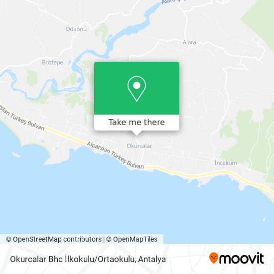 Okurcalar Bhc İlkokulu / Ortaokulu map