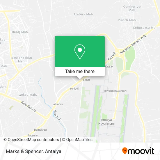 Marks & Spencer map