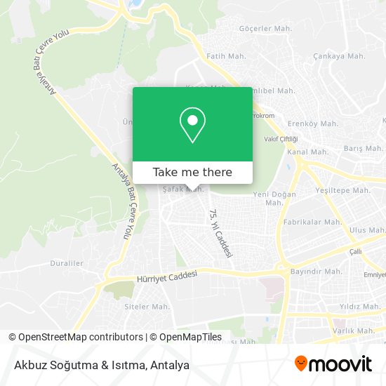 Akbuz Soğutma & Isıtma map