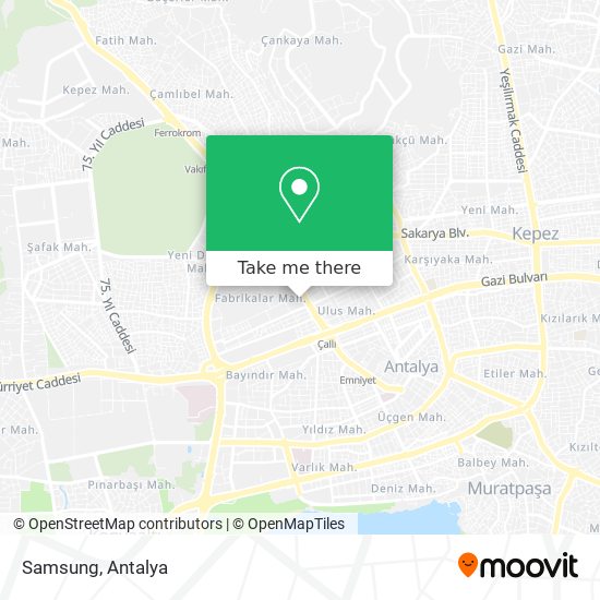 Samsung map