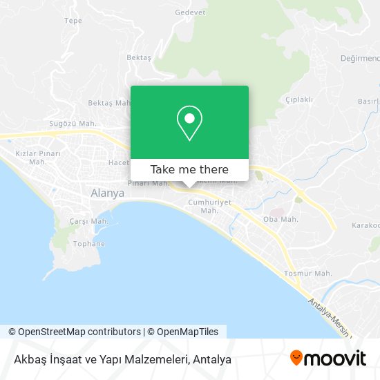 Akbaş İnşaat ve Yapı Malzemeleri map