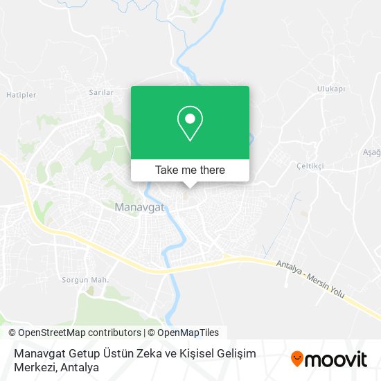 Manavgat Getup Üstün Zeka ve Kişisel Gelişim Merkezi map