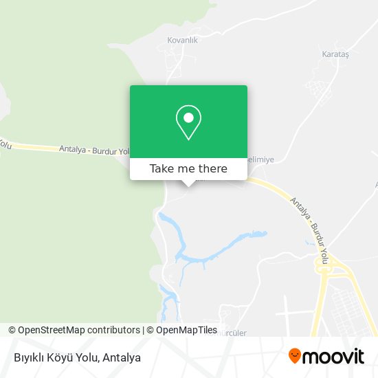 Bıyıklı Köyü Yolu map